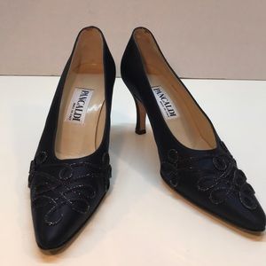 Vintage Pancaldi Navy Italian Pumps Size 6.5